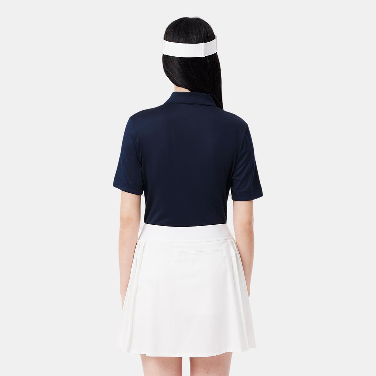 Polo de Golf de Mulher Azul-3