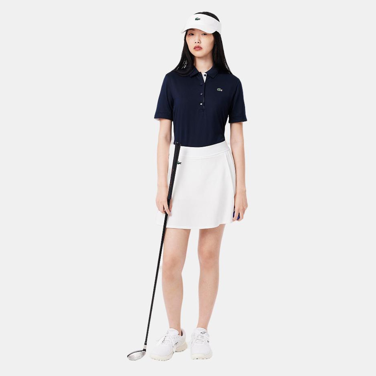 Polo de Golf de Mulher Azul-6