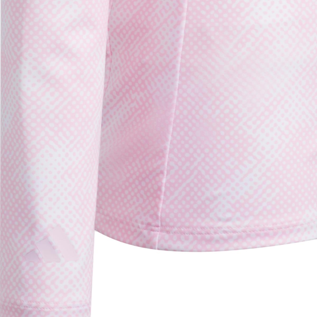 Sweatshirt de Menina Performance Long Sleeve Printed Rosa-3