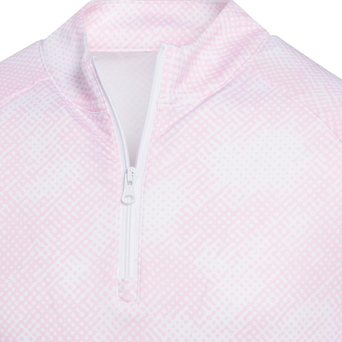 Sweatshirt de Menina Performance Long Sleeve Printed Rosa-4
