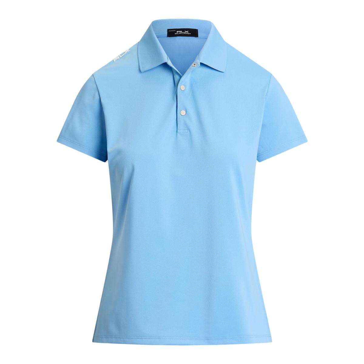 Polo Piqué de Mulher Tailored Fit Azul-claro-6