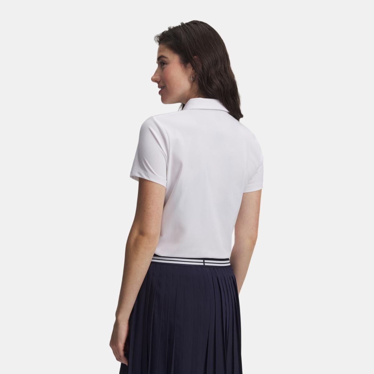 Polo de Mulher Ua Armourdry Ss Polo Branco-2