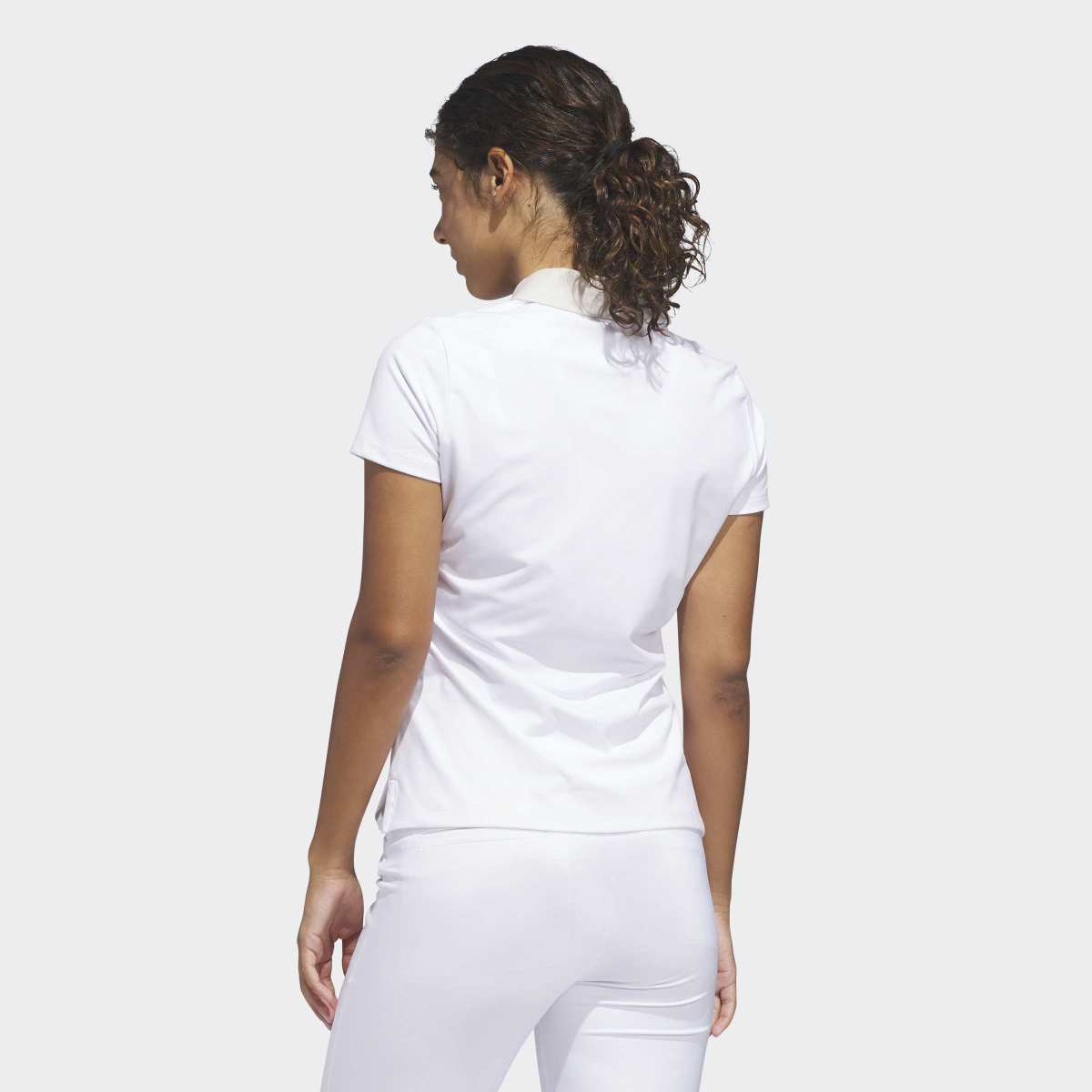 Polo aos Quadrados de Mulher Climacool Ultimate365+ Bege-2