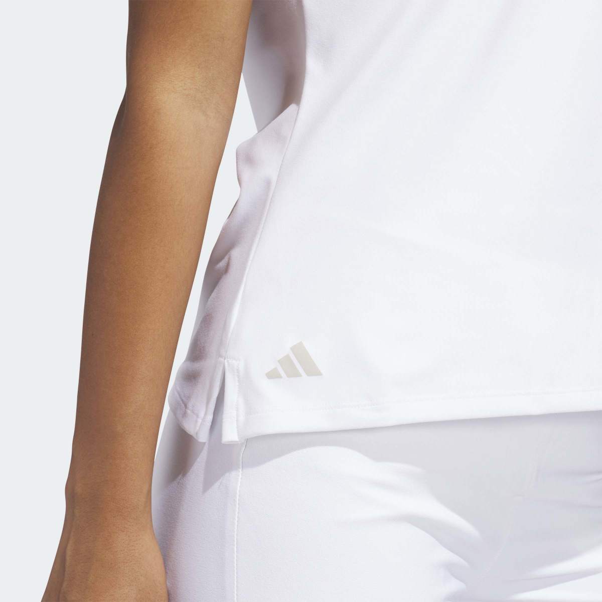 Polo aos Quadrados de Mulher Climacool Ultimate365+ Bege-4