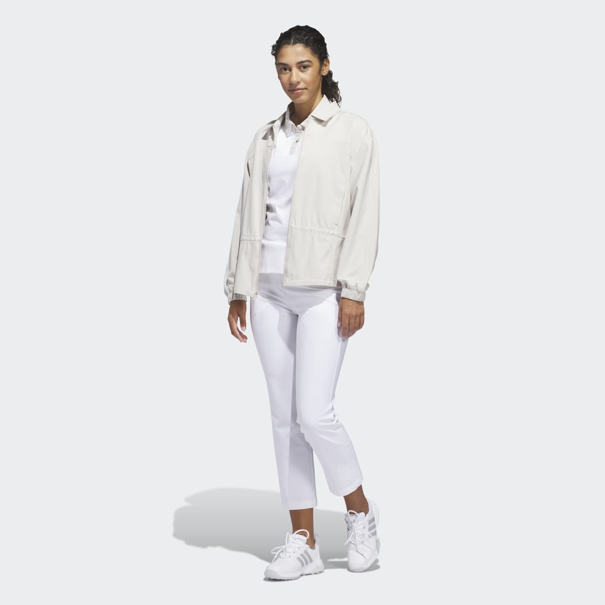 Polo aos Quadrados de Mulher Climacool Ultimate365+ Bege-6