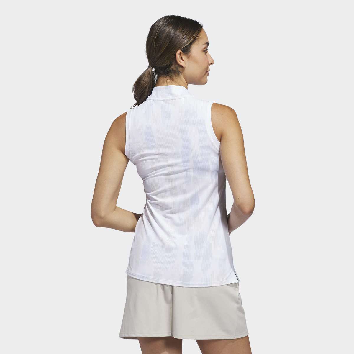 Polo de Mulher Ultimate365 Tour Printed Sleeveless Azul-2