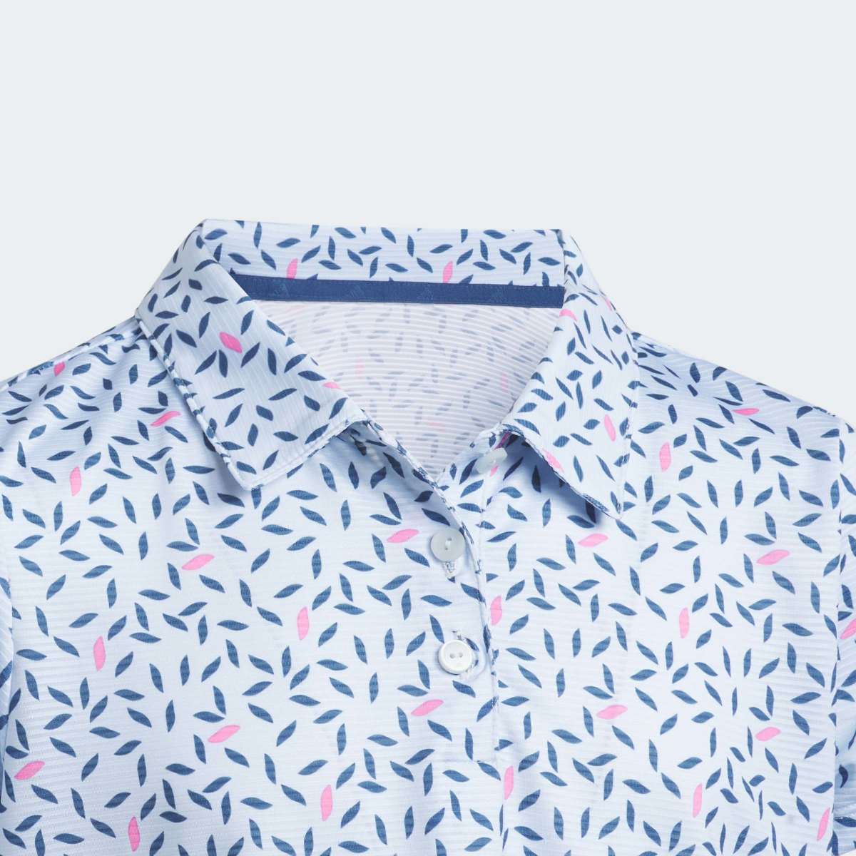 Polo de Menina com Estampado Azul-5