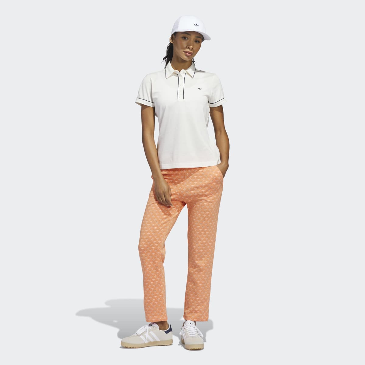 Polo de Golf de Mulher Originals Branco-6