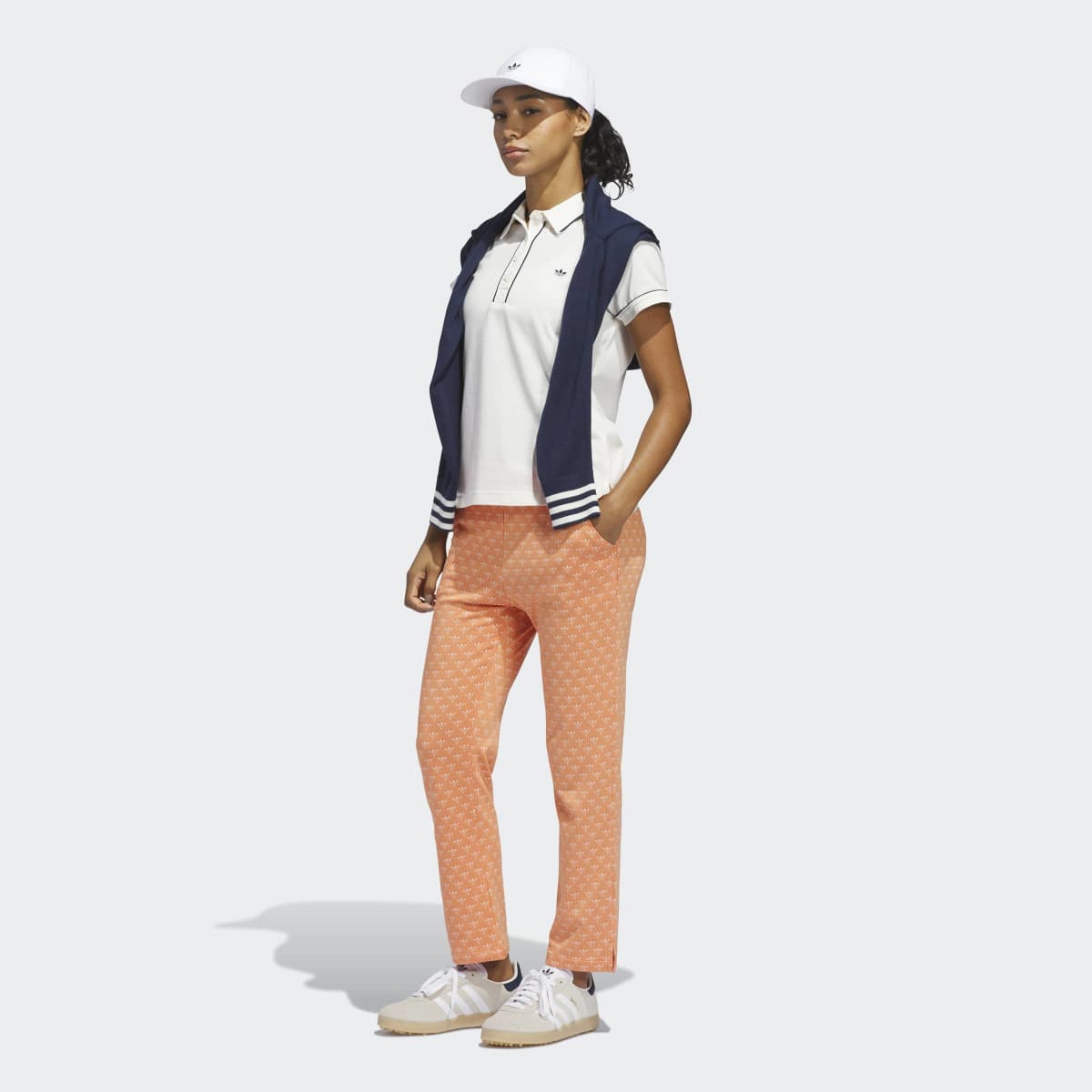 Polo de Golf de Mulher Originals Branco-7