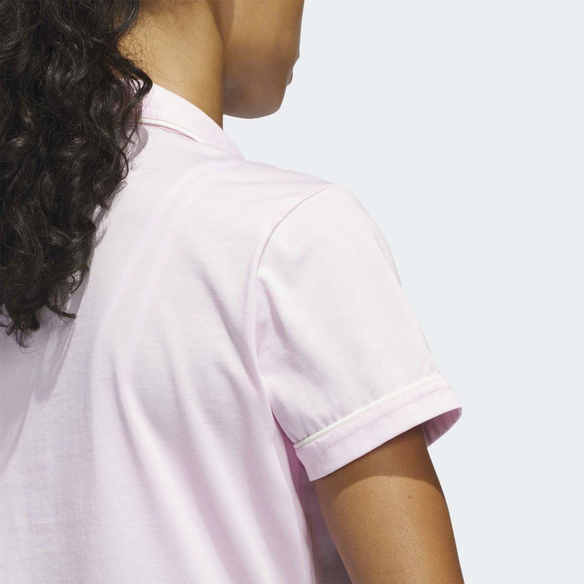 Polo de Mulher Solid Originals Rosa-3