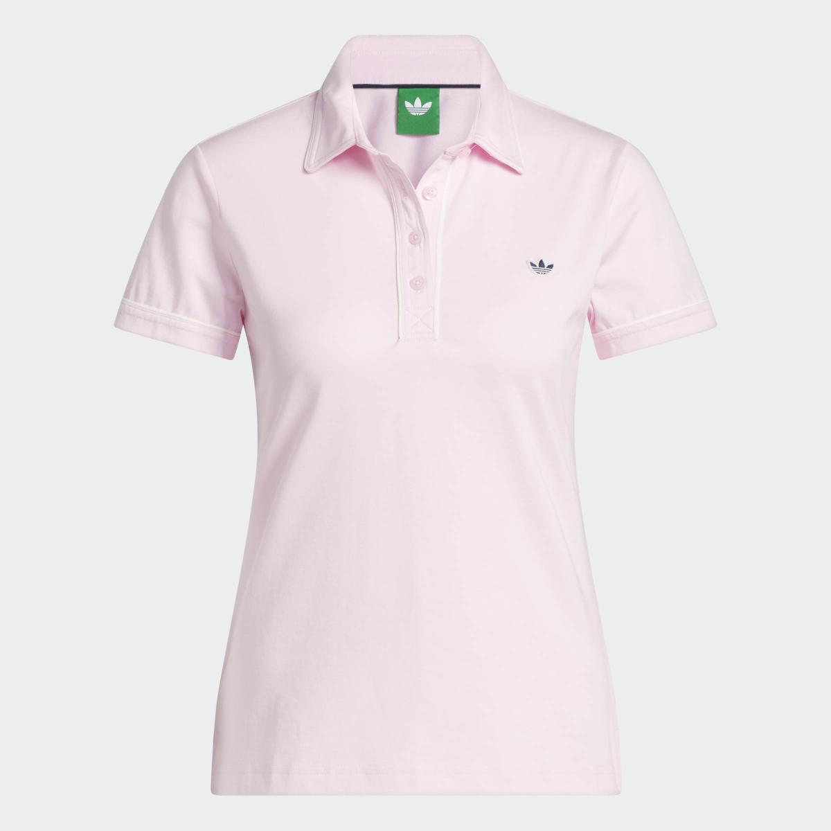 Polo de Mulher Solid Originals Rosa-5