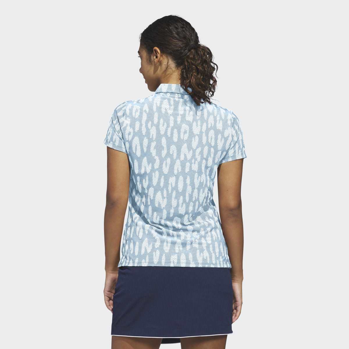 Polo de Mulher Ultimate365 Jacquard Climacool Azul-2