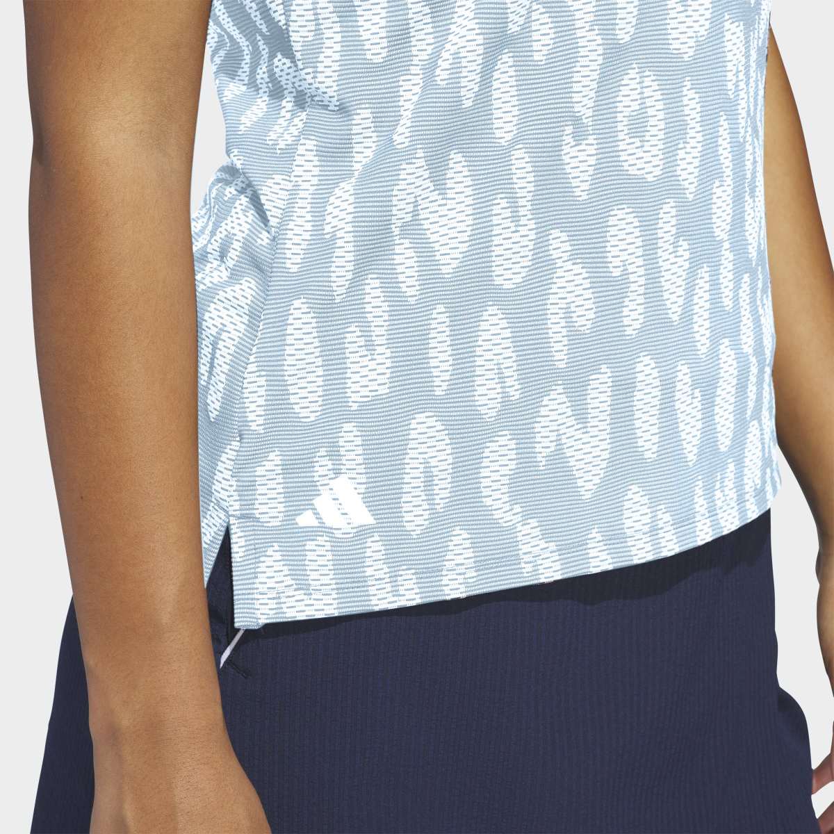 Polo de Mulher Ultimate365 Jacquard Climacool Azul-4