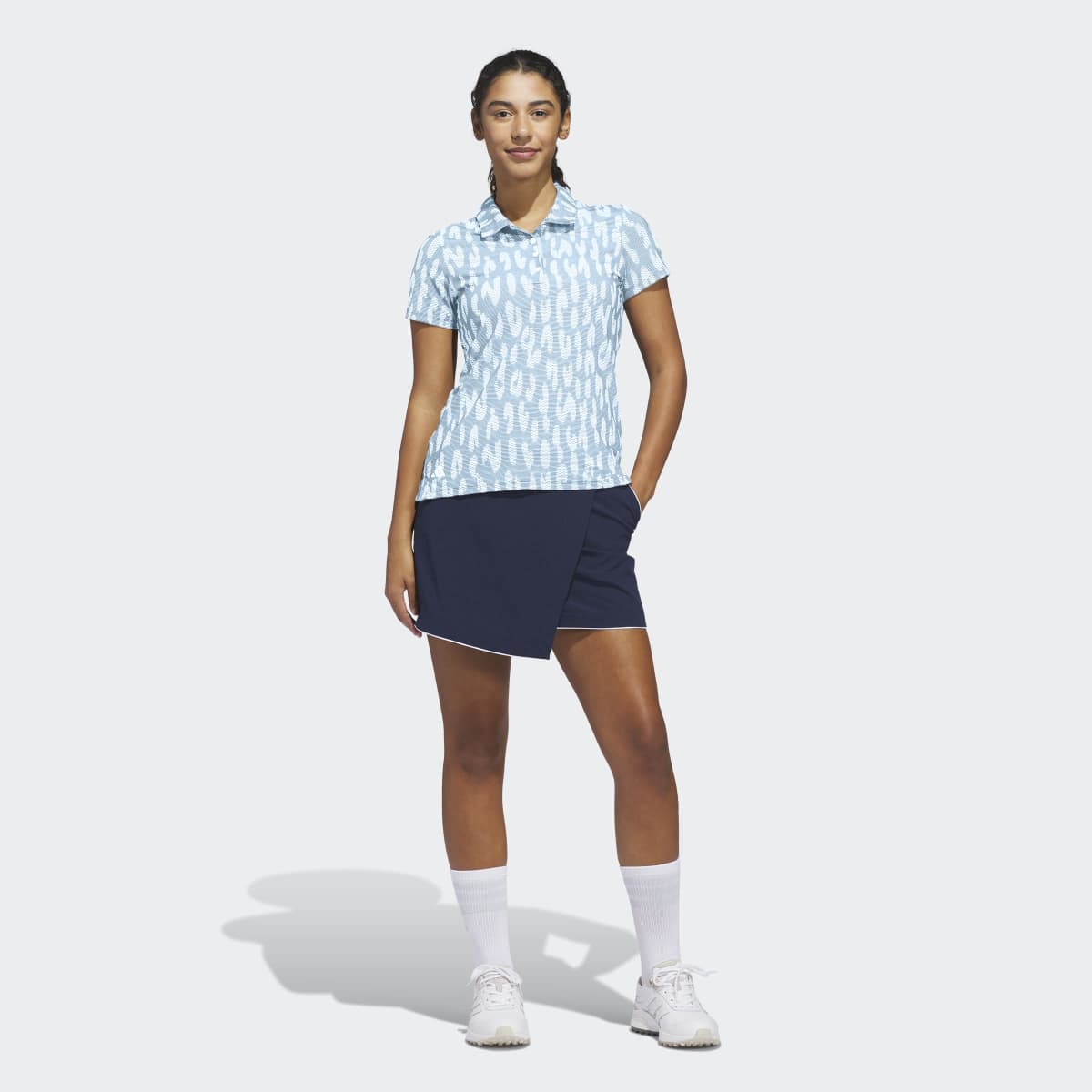 Polo de Mulher Ultimate365 Jacquard Climacool Azul-5