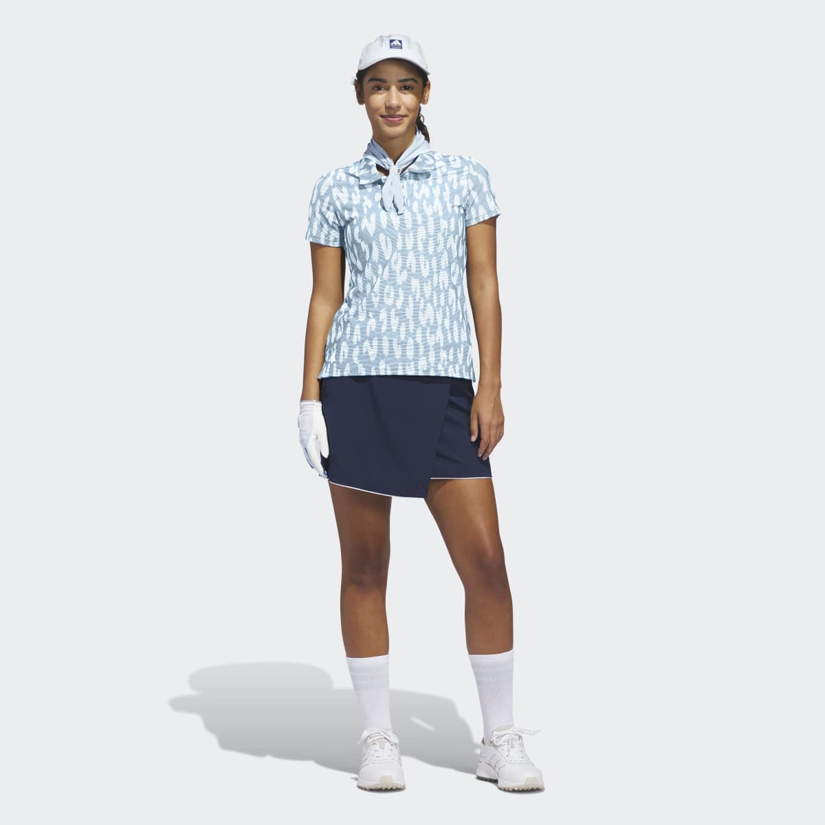 Polo de Mulher Ultimate365 Jacquard Climacool Azul-7