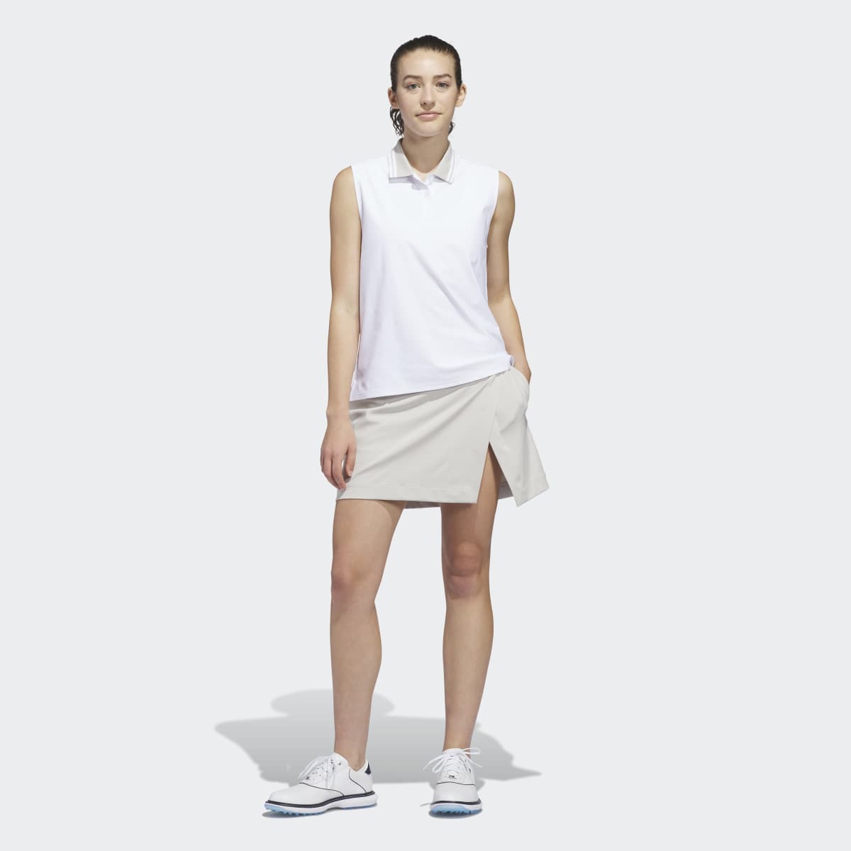 Polo de Mulher Beyond Twistknit Branco-5