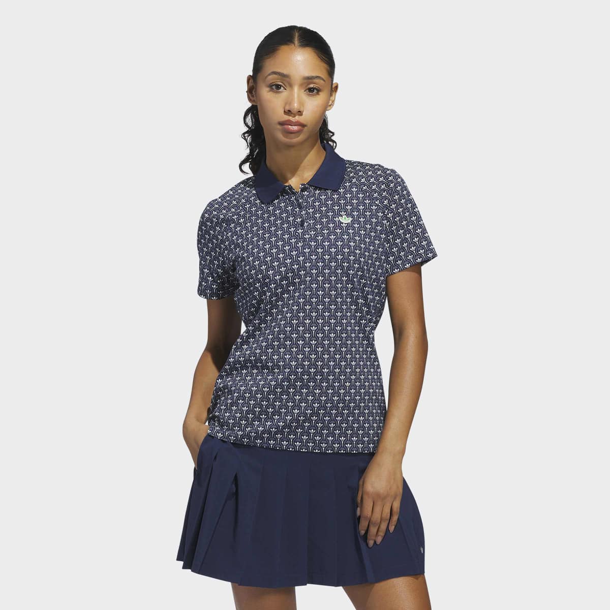 Imagem 0 de Polo de Mulher com All Over Print de Logótipo Trefoil Originals