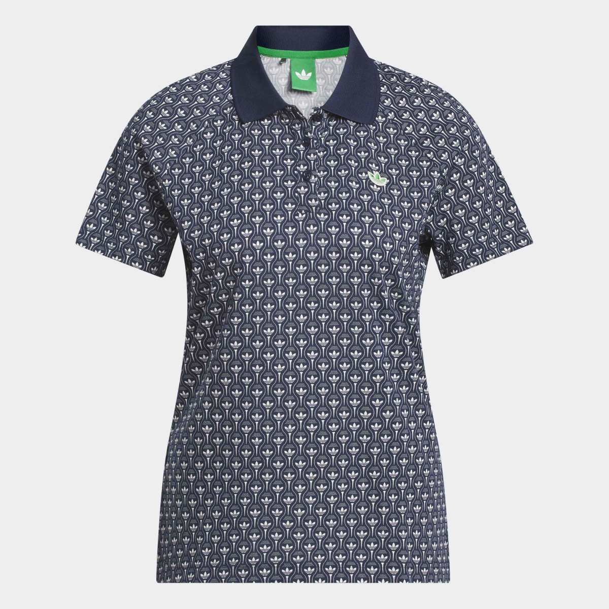 Polo de Golf de Mulher Trefoil Originals Azul-escuro-6
