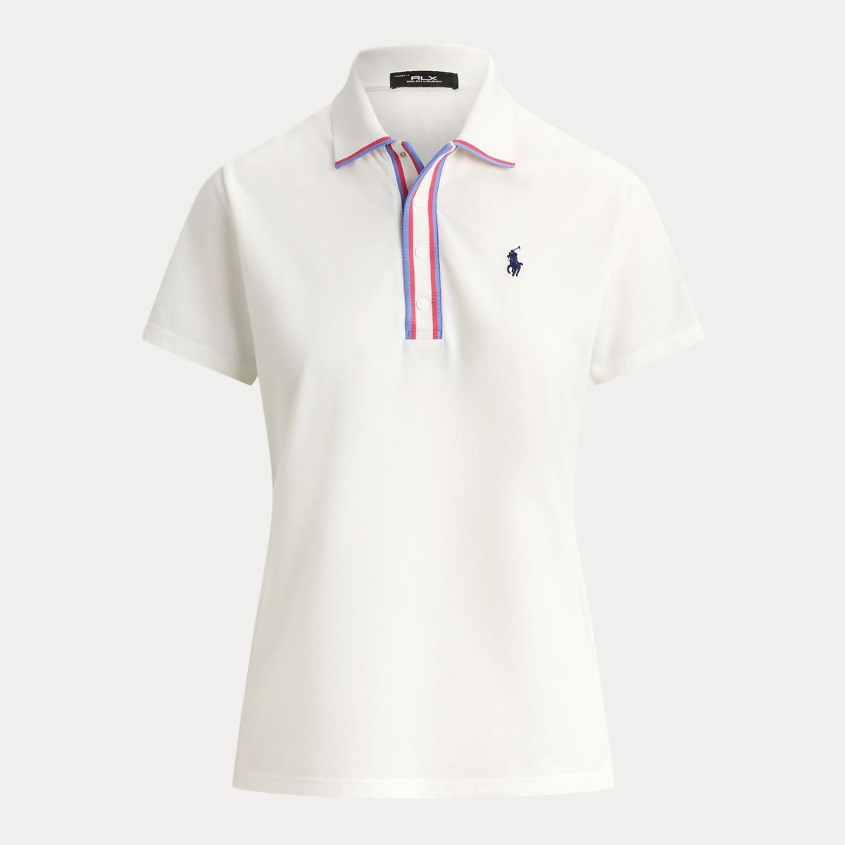 Polo de Malha de Mulher Tailored Fit Branco-5