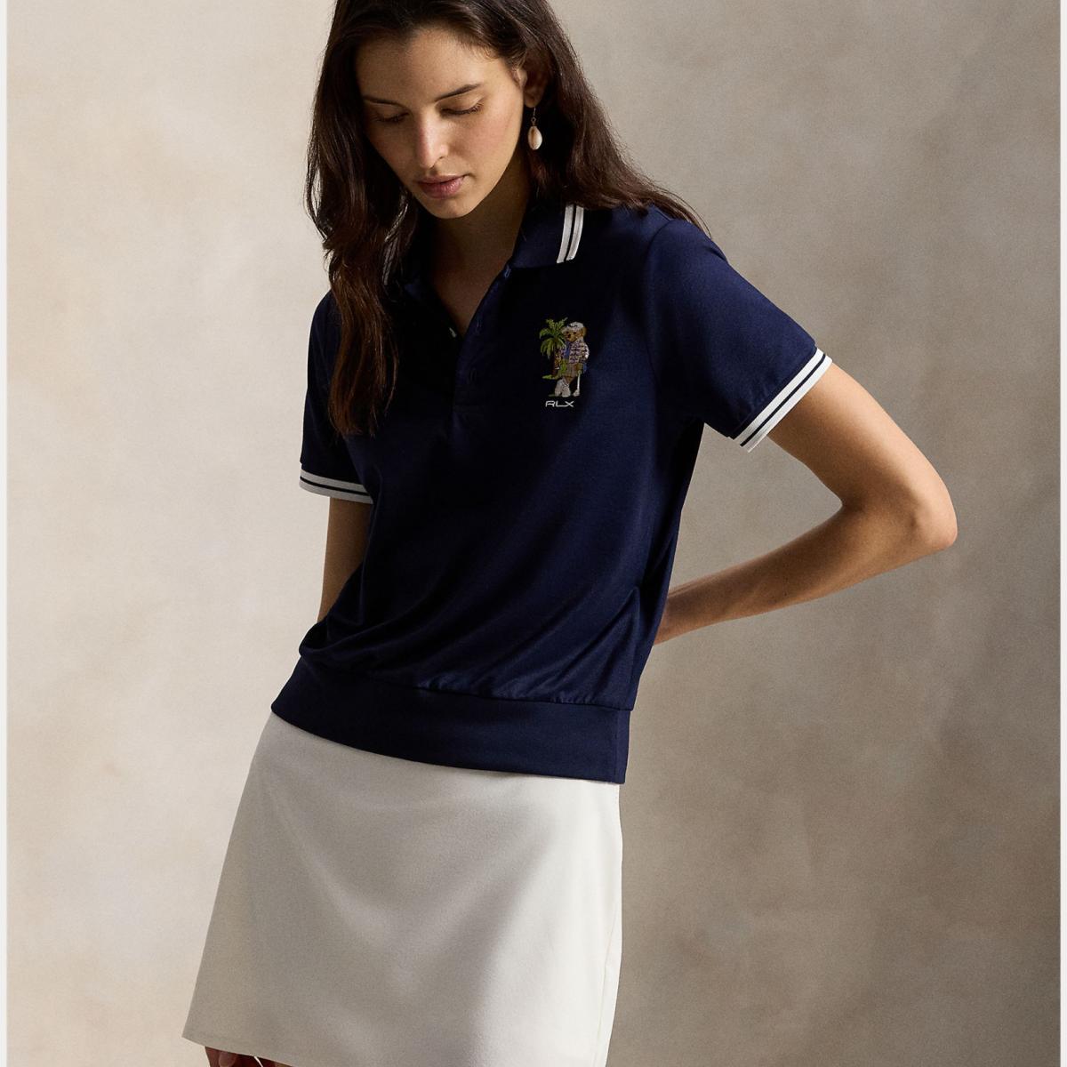 Imagem 0 de Polo de Manga Curta de Mulher com Polo Bear