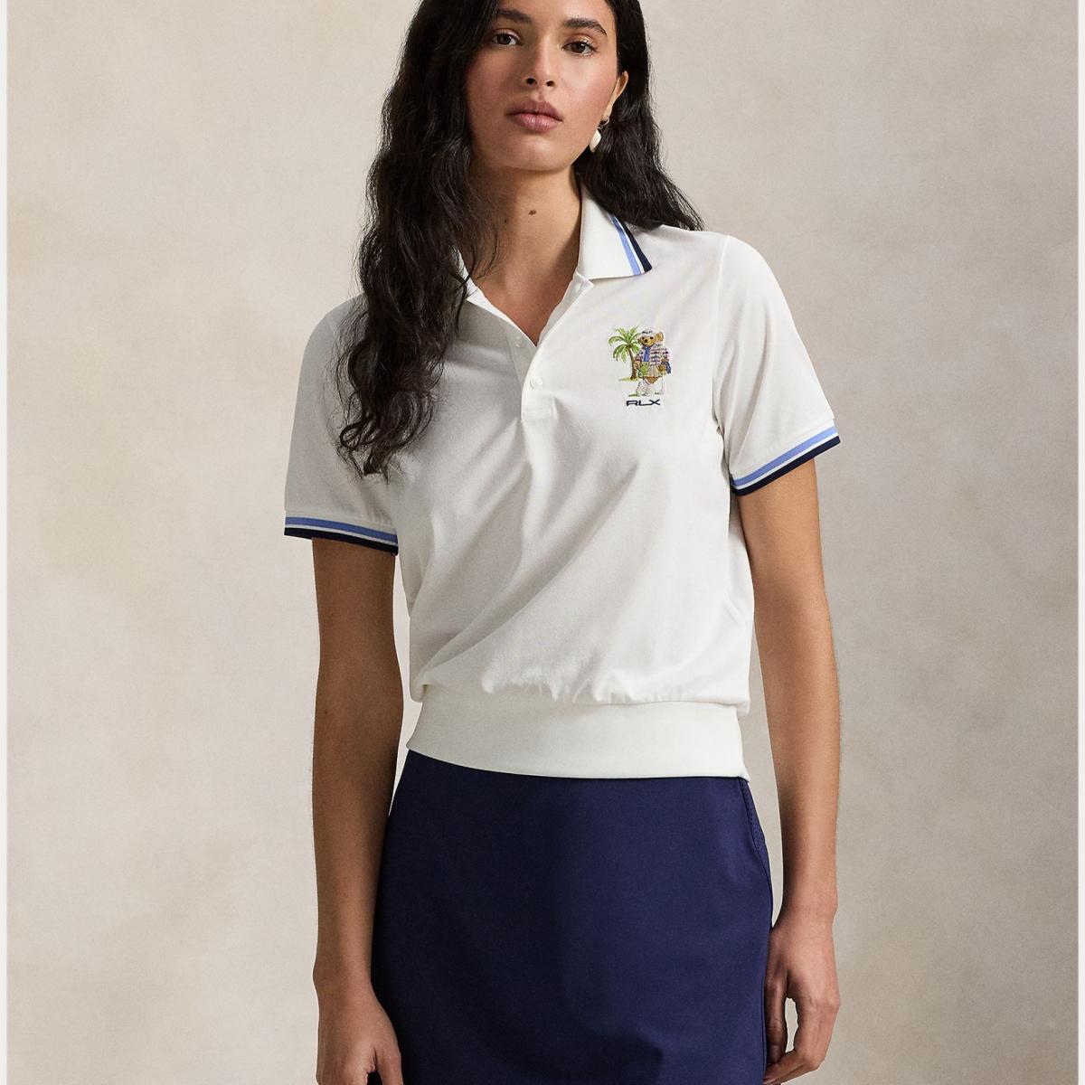 Imagem 0 de Polo de Manga Curta de Mulher com Polo Bear