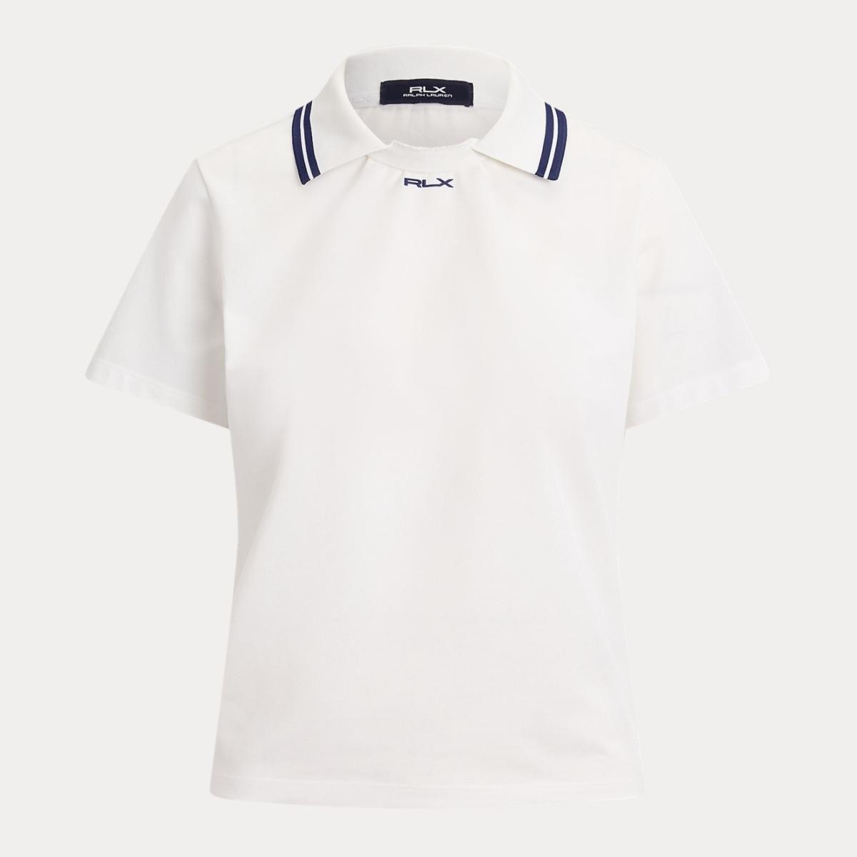 Polo Piqué de Mulher com Logótipo Rlx Branco-4