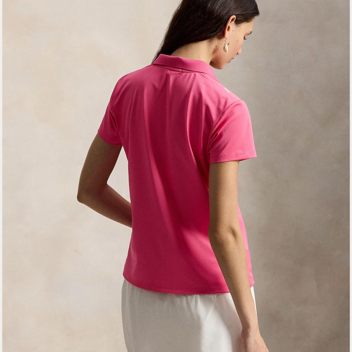 Polo Piqué de Mulher Tailored Fit Vermelho-3