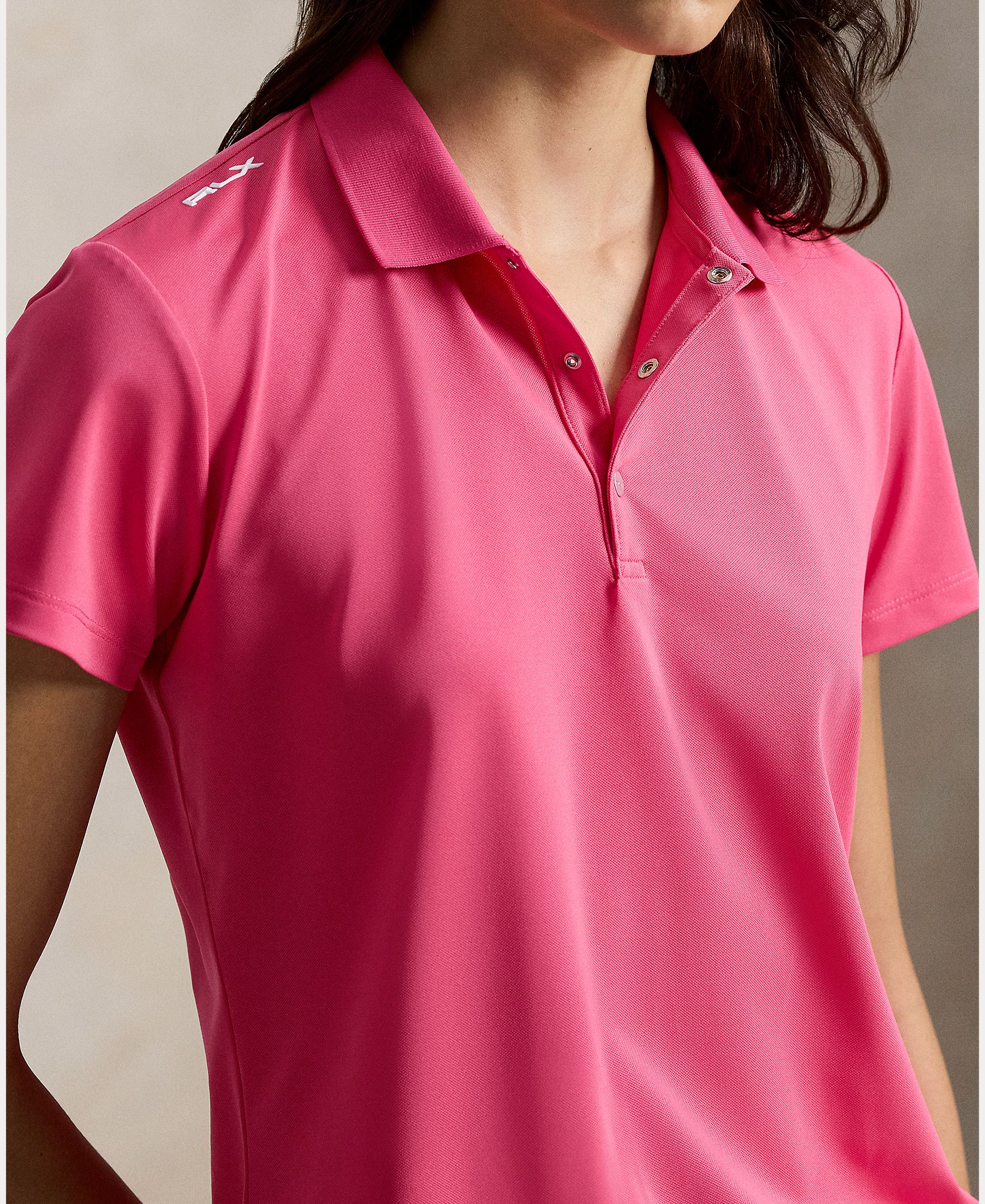 Polo Piqué de Mulher Tailored Fit Vermelho-4