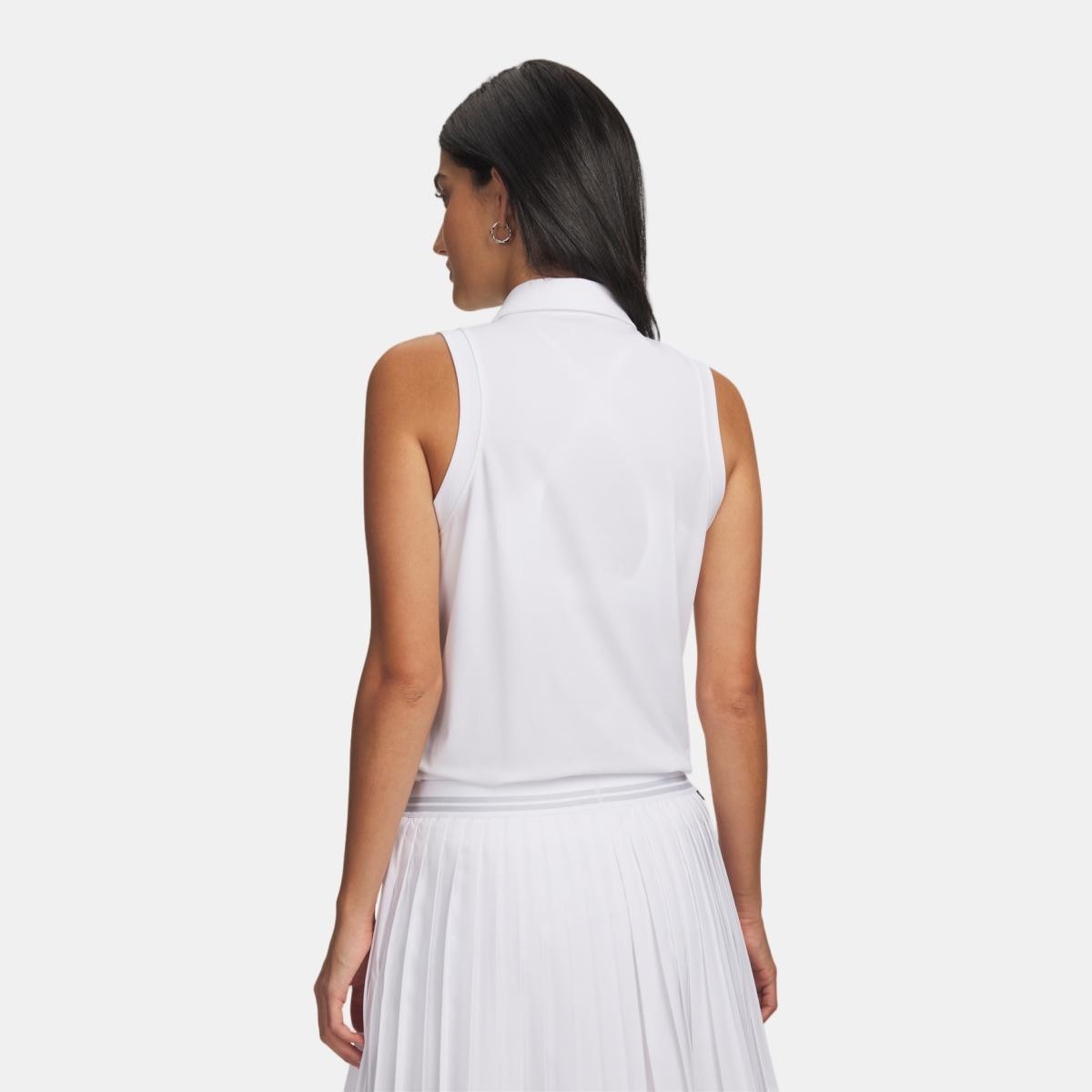 Polo De Golf De Mujer Ua Armourdry Sl Polo Under Armour - Blanco Blanco-2