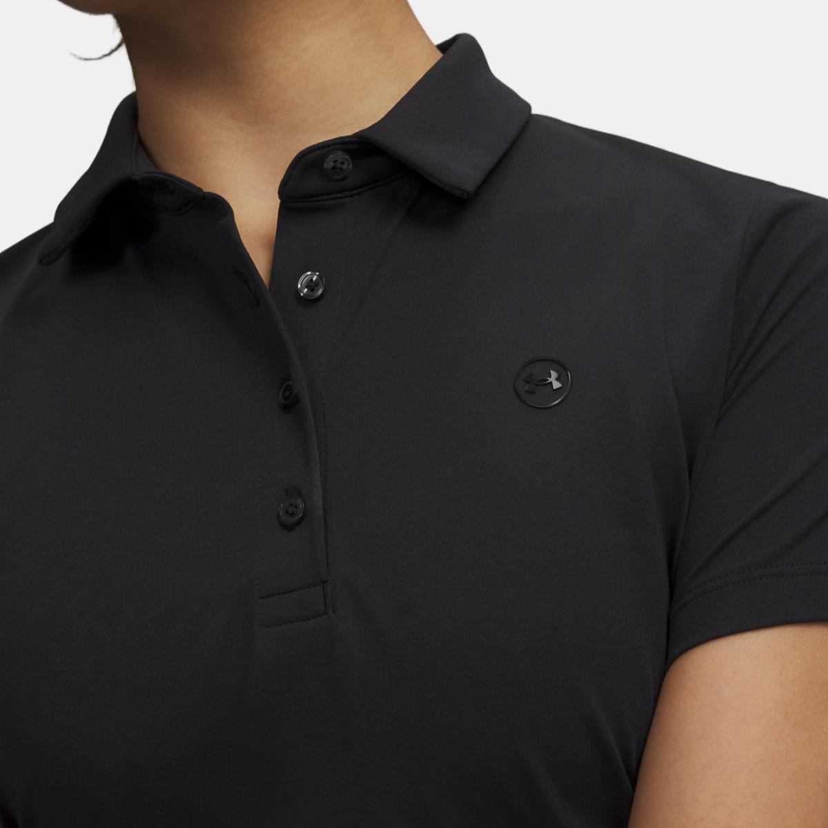 Polo de Golf de Mulher Ua Armourdry Sl Polo Preto-3