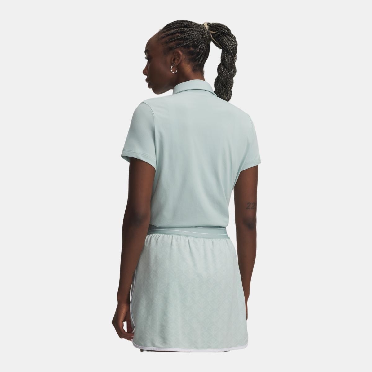 Polo de Golf de Mulher Ua Armourdry Sl Polo Azul-esverdeado-2