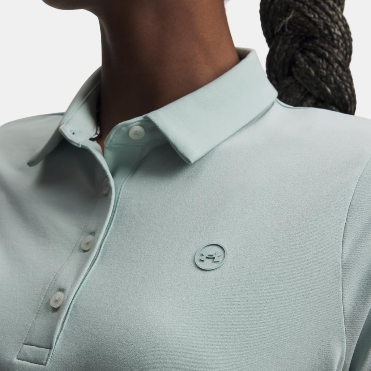 Polo de Golf de Mulher Ua Armourdry Sl Polo Azul-esverdeado-3