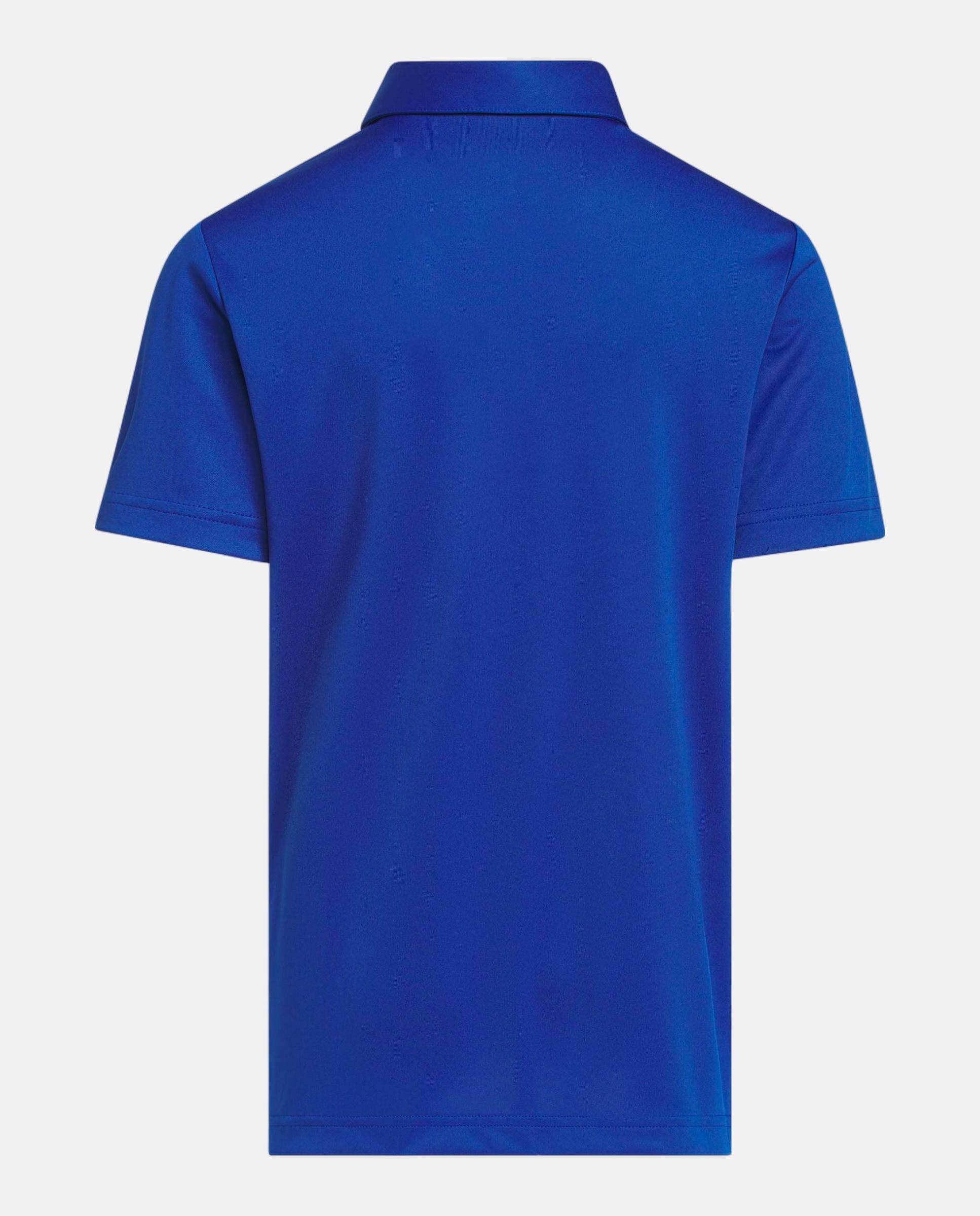 Polo de Golf de Menino Performance Azul-2