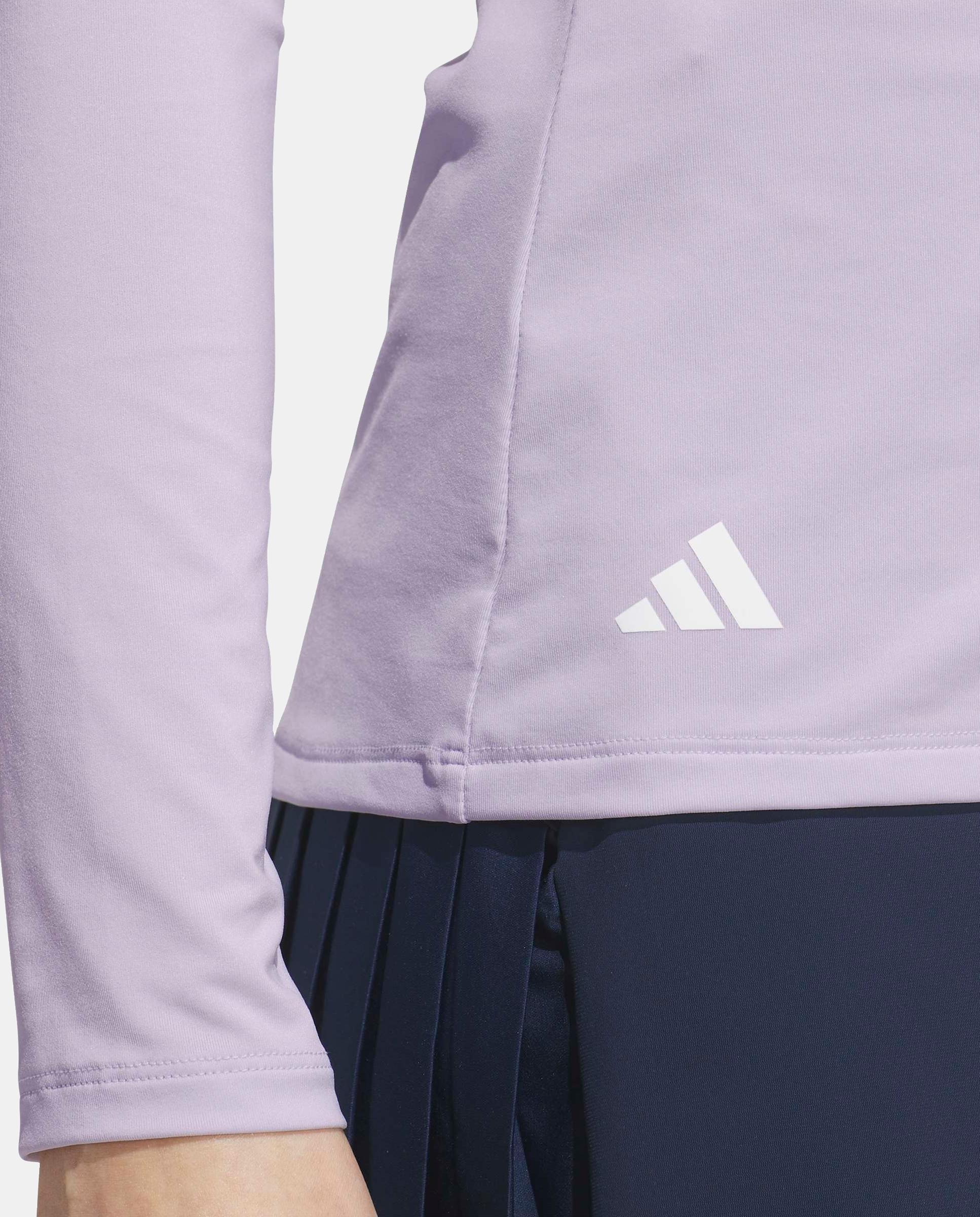 Polo de Golf de Mulher Performance Adidas Roxo-4