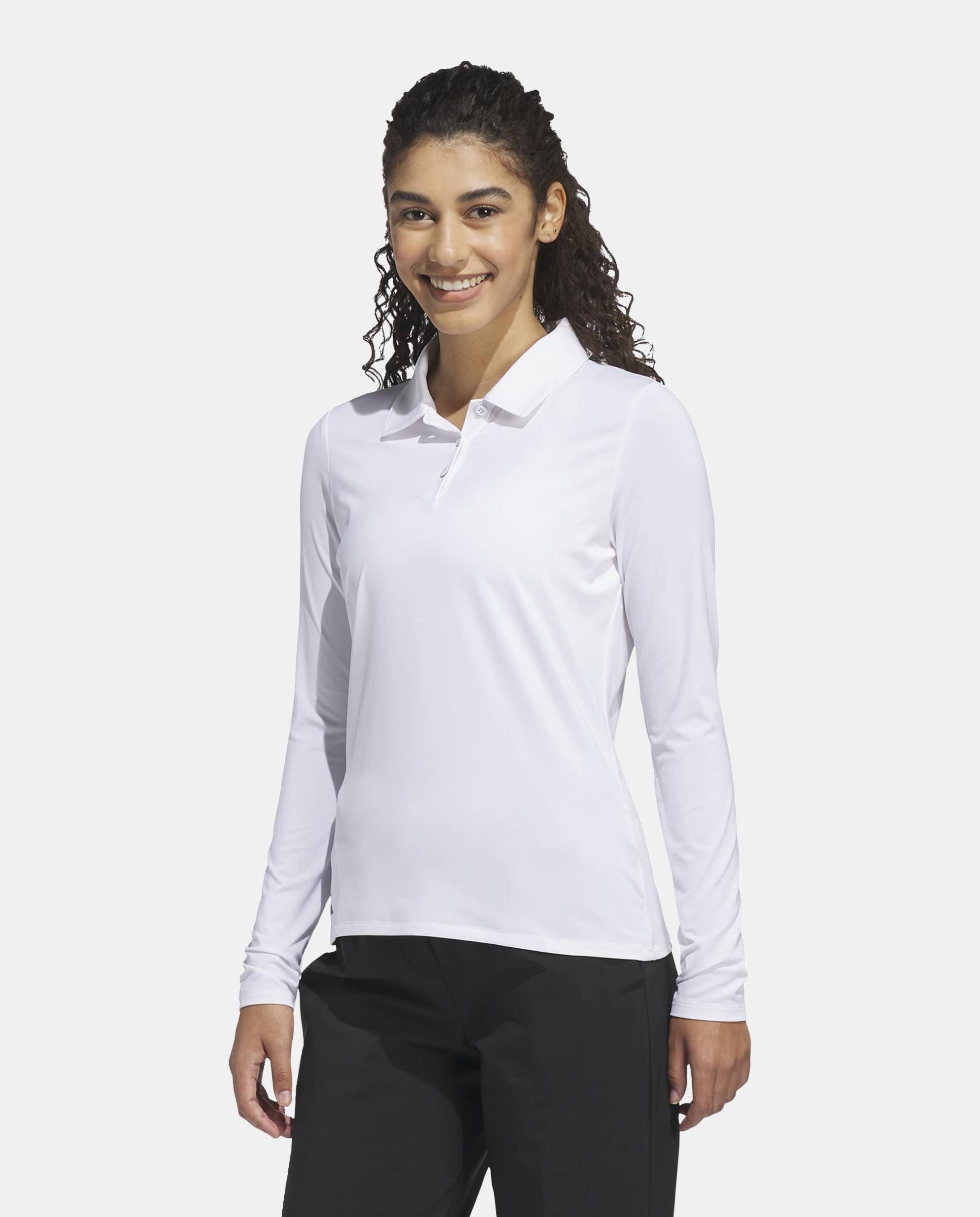 Imagem 0 de Polo de Manga Comprida de Golf de Mulher Adidas