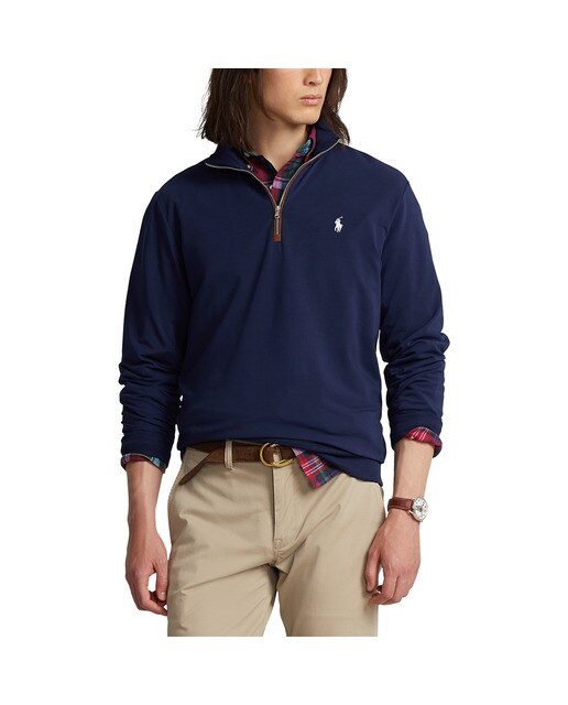 Camisola de Malha de Homem Fine Gaute Terry Azul-marinho-1