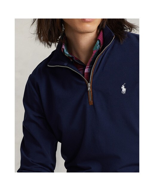 Camisola de Malha de Homem Fine Gaute Terry Azul-marinho-3