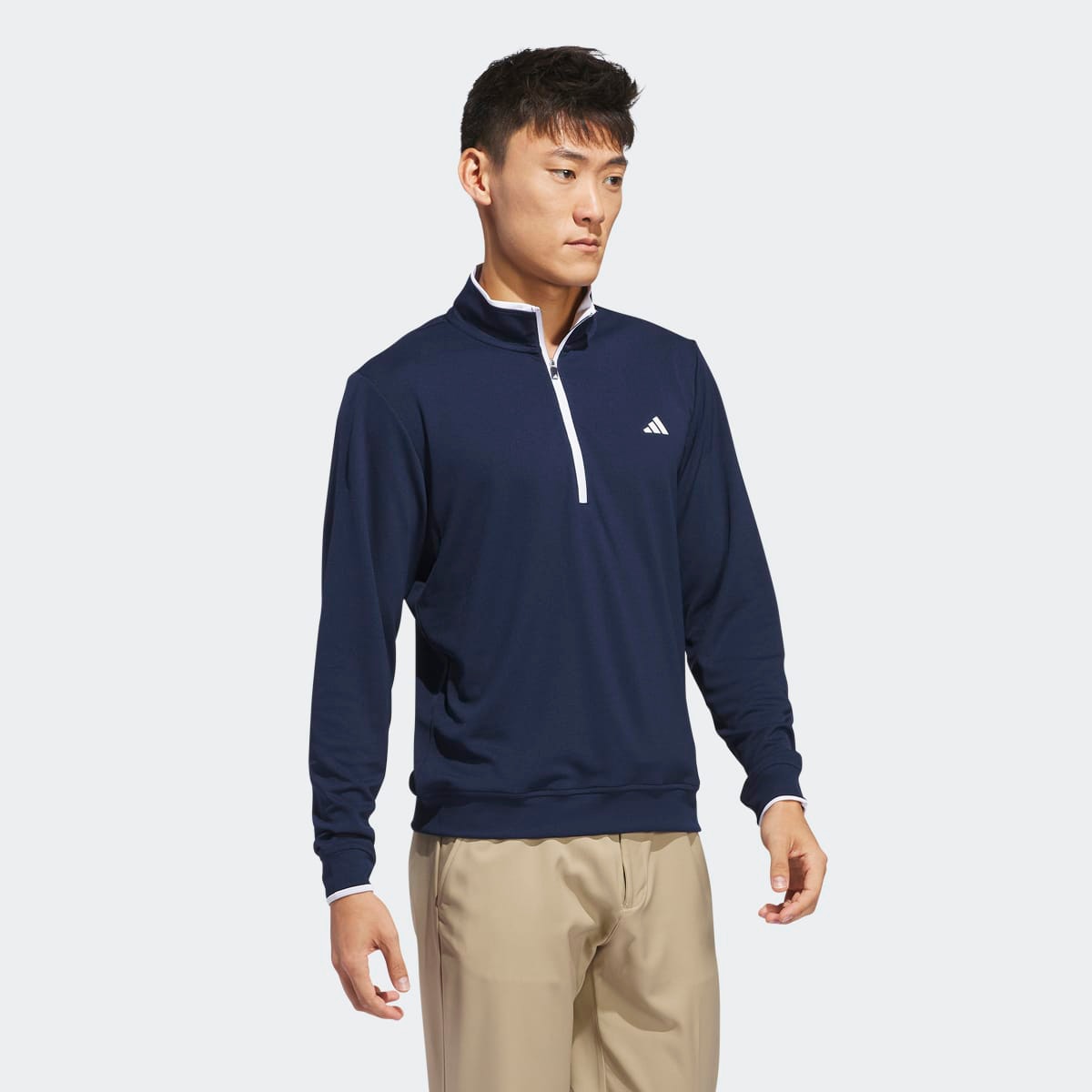 Sweatshirt de Homem Core Ltwt 1/4 Z Azul-marinho-3