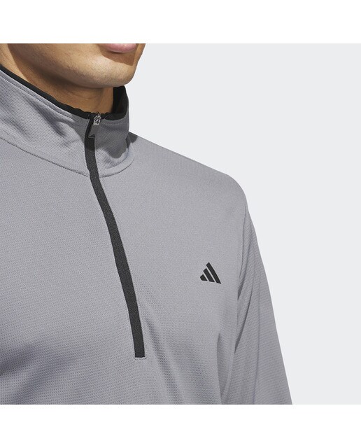 Sweatshirt de Homem Core Ltwt 1/4 Z Cinzento-4