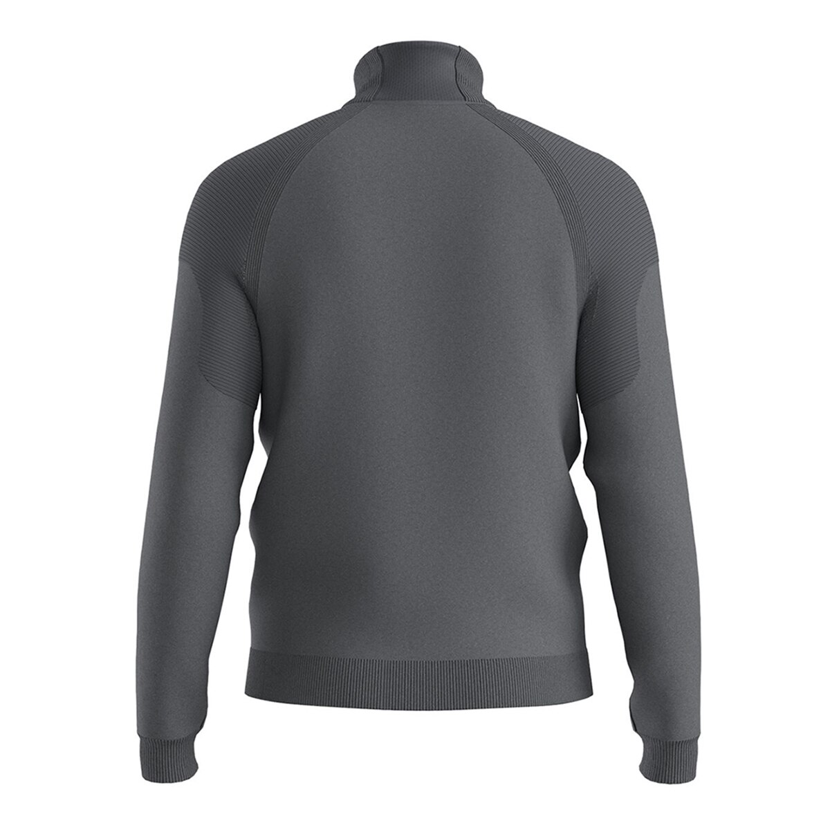Camisola de Malha Técnica de Homem com Meio Fecho de Correr Cinzento-escuro-2