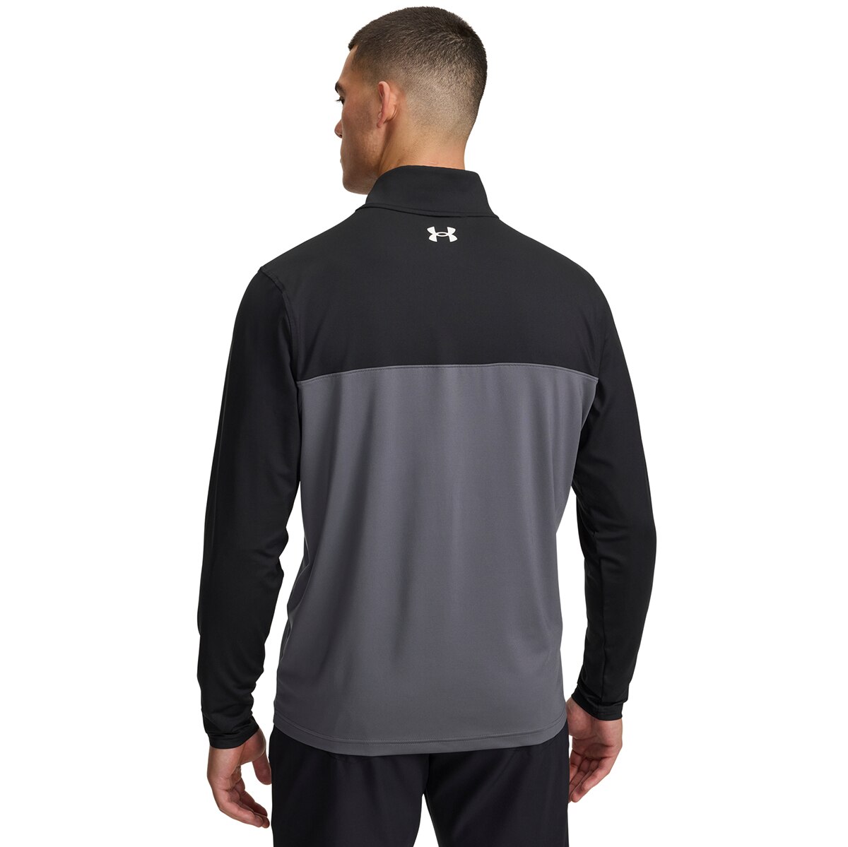 T-shirt de Homem UA T2G 1/4 Zip Preto-2