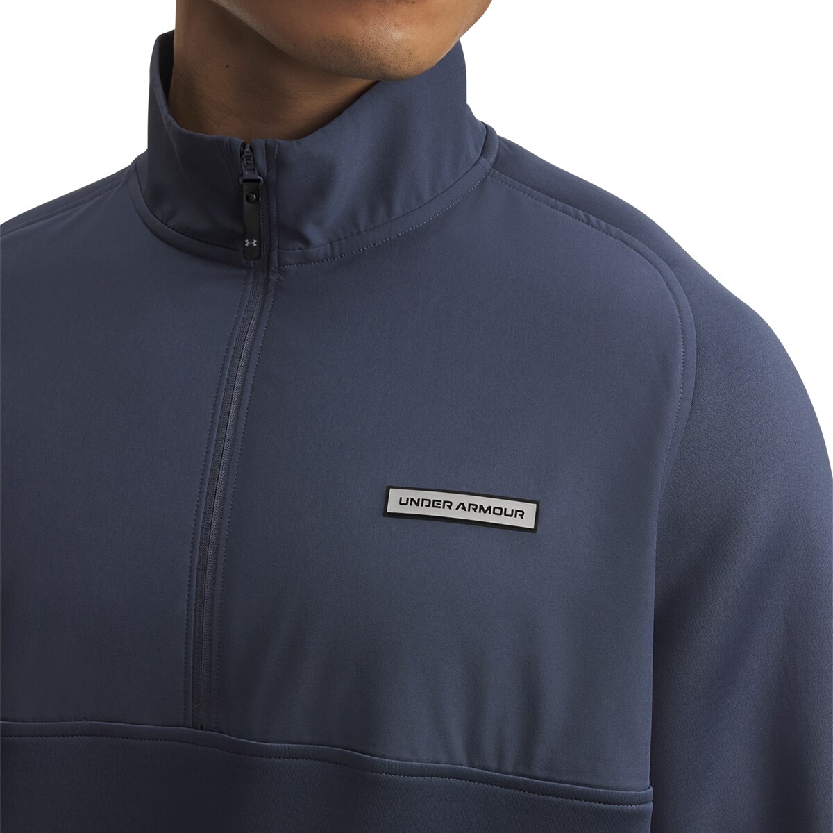 T-shirt de Homem UA Drive Pro Hybrid HZ Cinzento-3