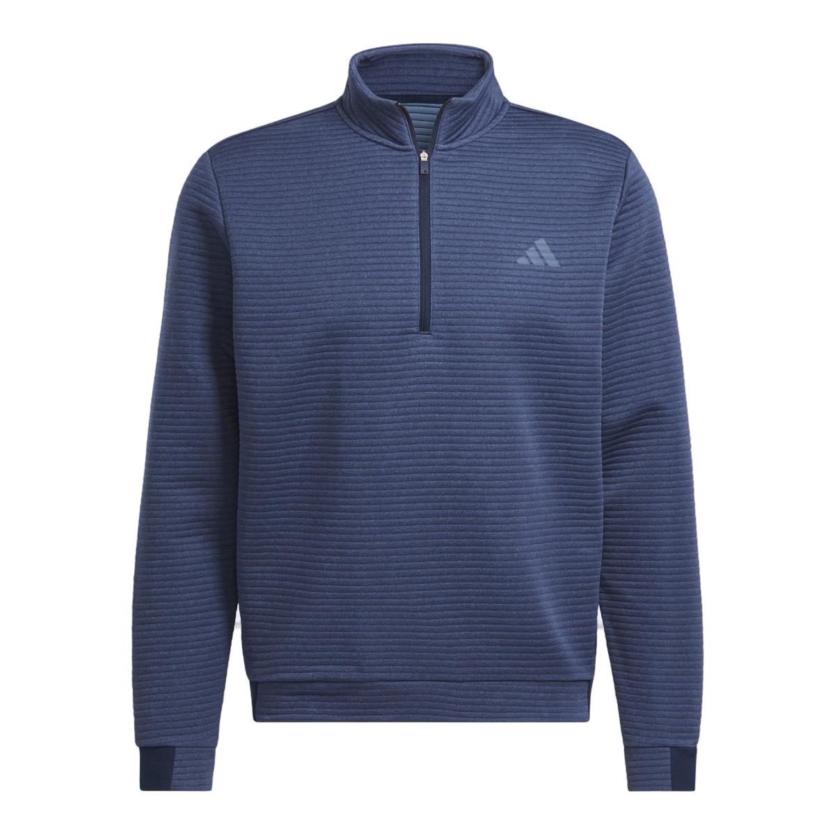 Sweatshirt Ultimate365 Dwr Textured Quarter Zip de Homem Azul-7