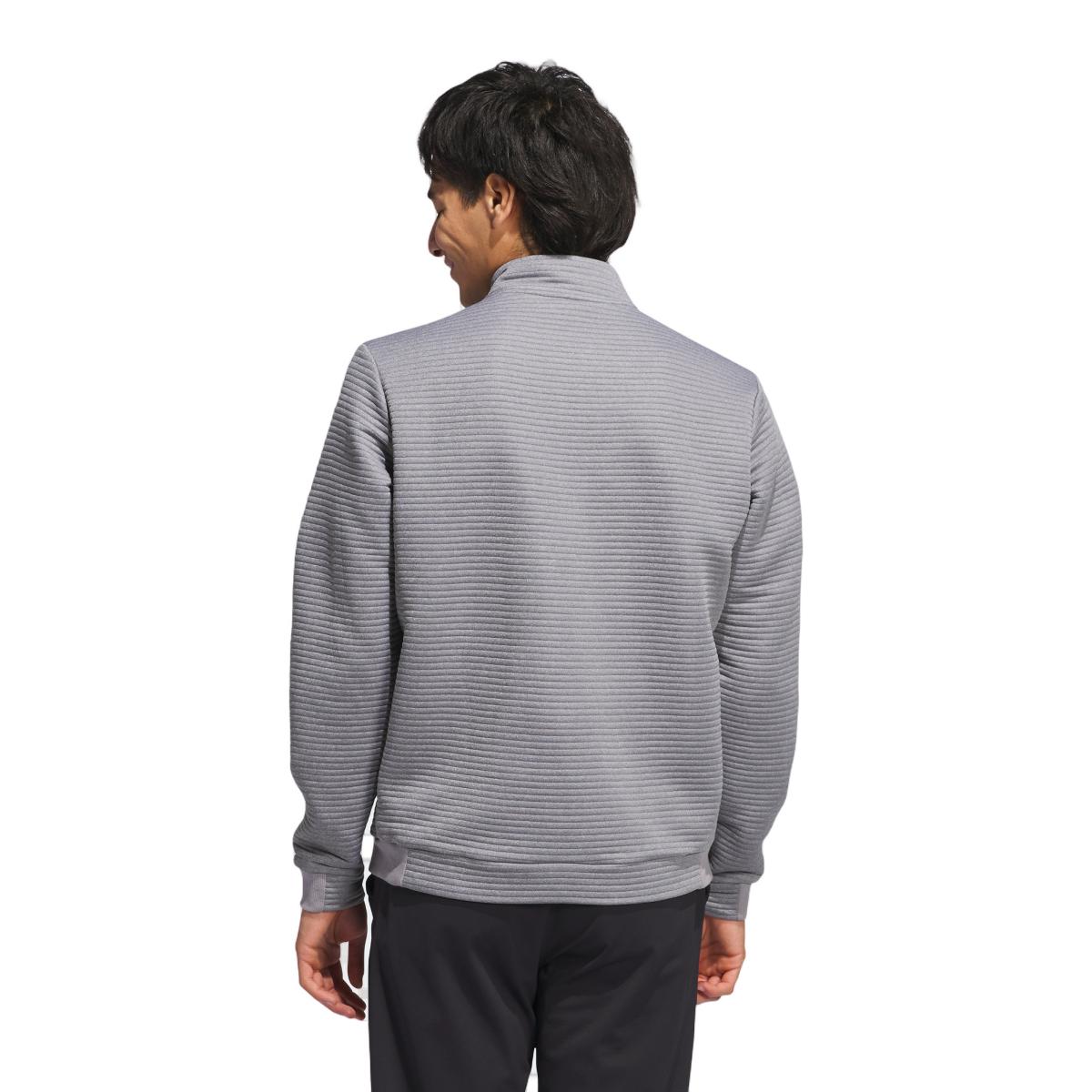 Sweatshirt Ultimate365 Dwr Textured Quarter Zip de Homem Cinzento-3