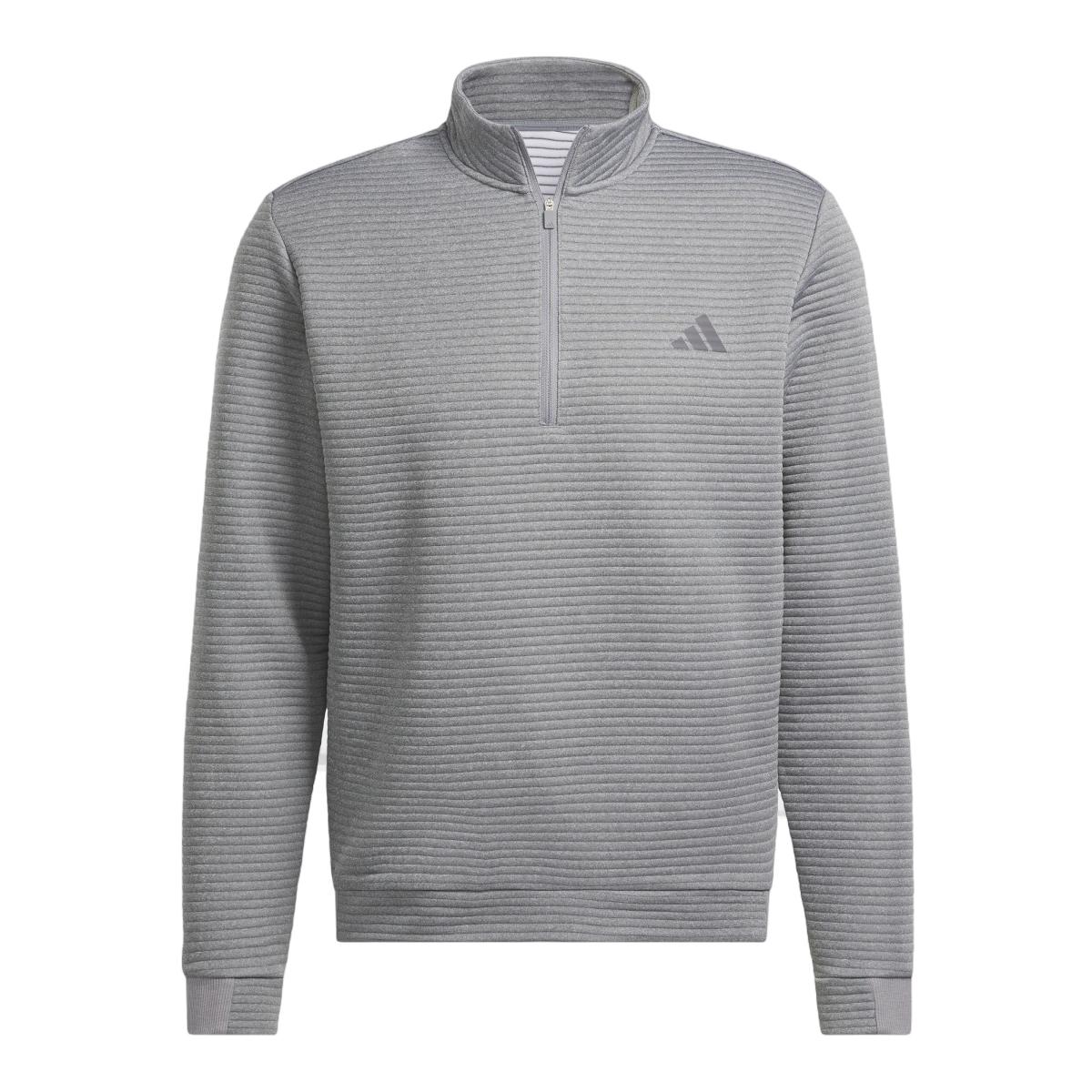 Sweatshirt Ultimate365 Dwr Textured Quarter Zip de Homem Cinzento-7