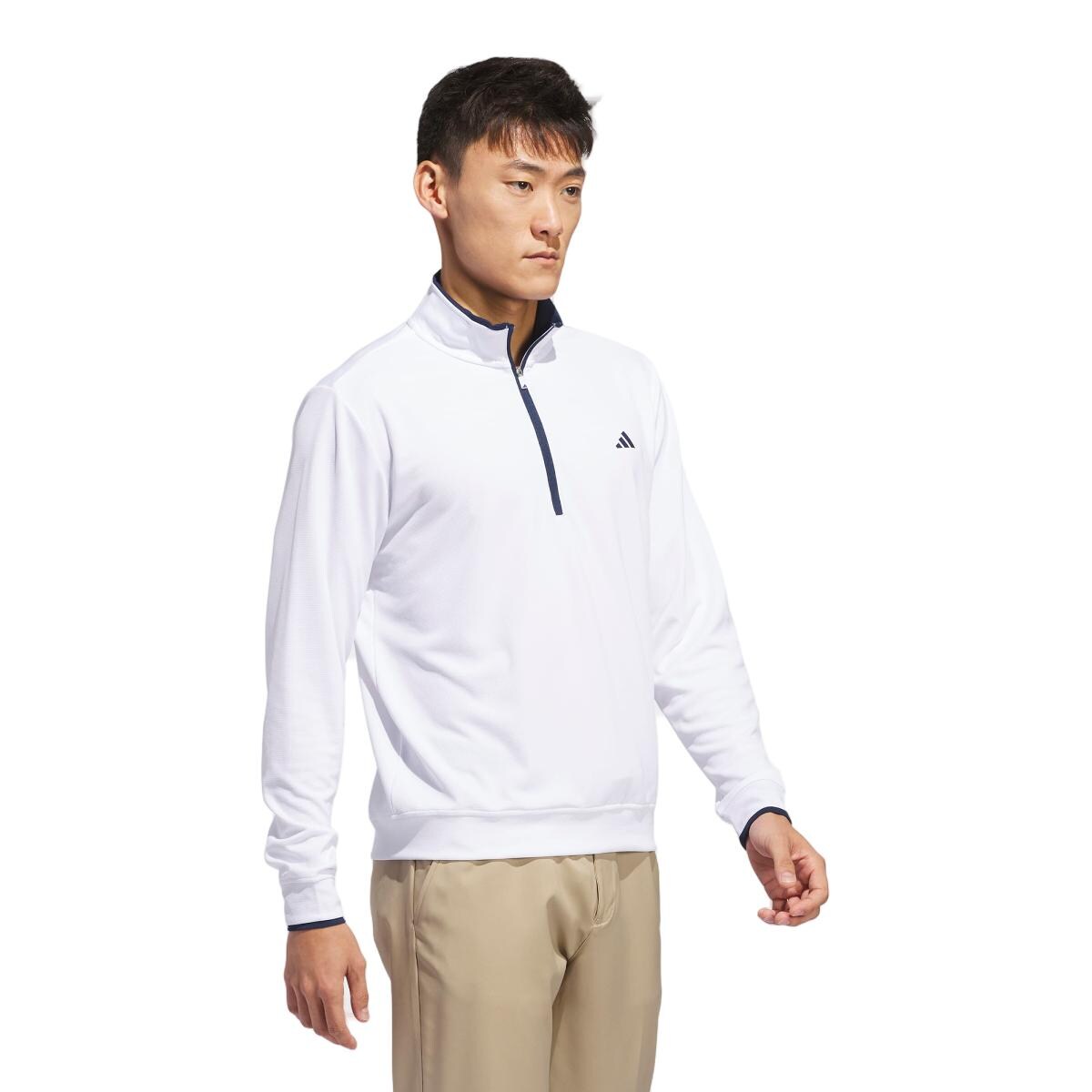 Sweatshirt Lightweight Half-Zip de Homem Branco-4