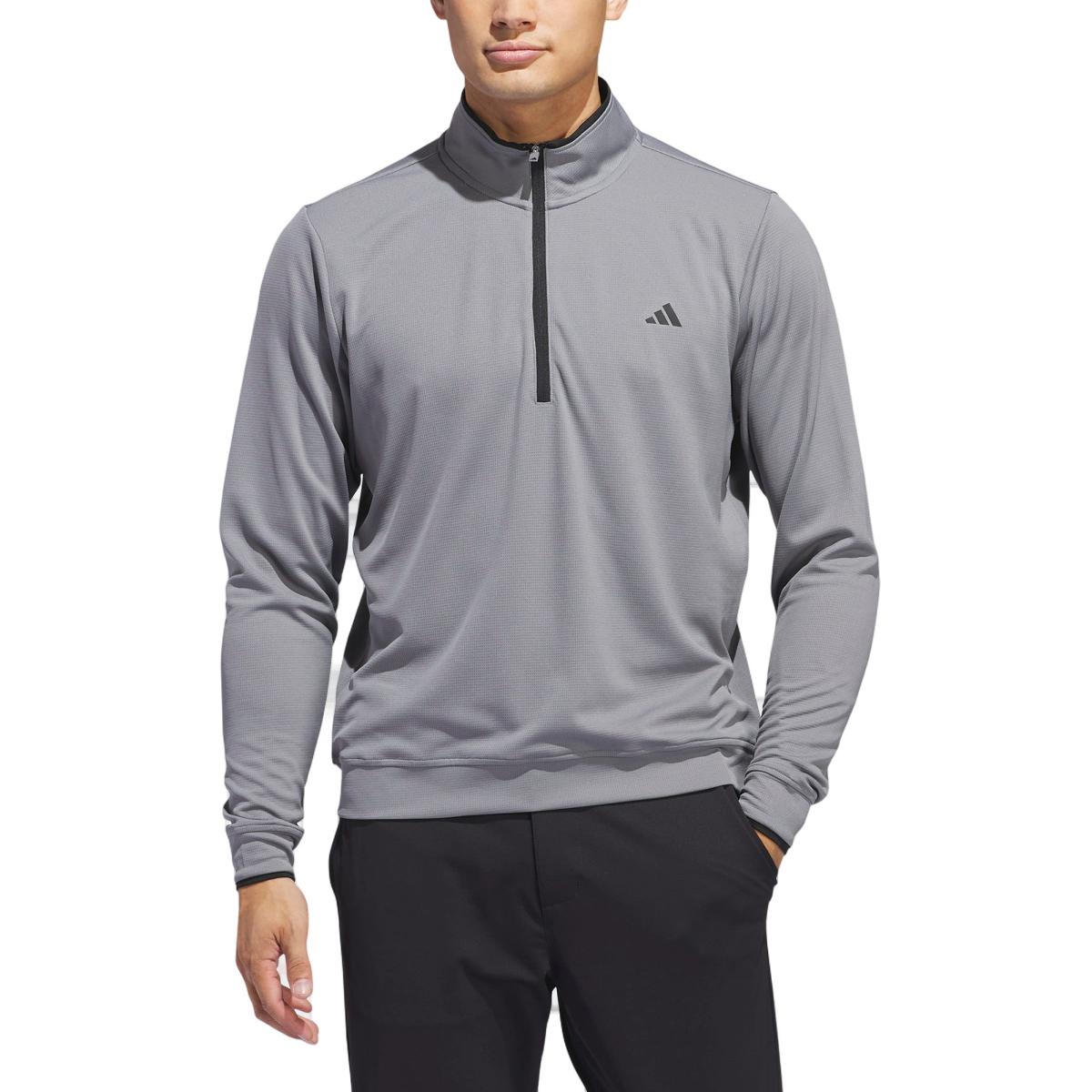 Sweatshirt de Homem Lightweight Half-Zip Cinzento-2