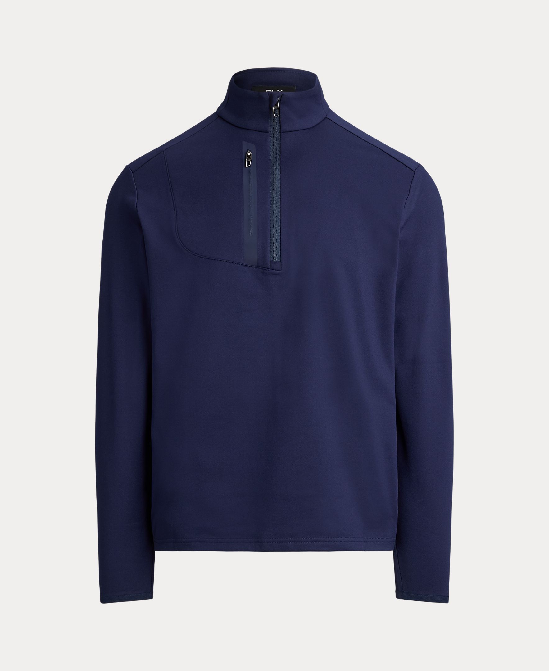 Camisola de Malha Elástica de Homem Classic Fit Azul-acinzentado-7