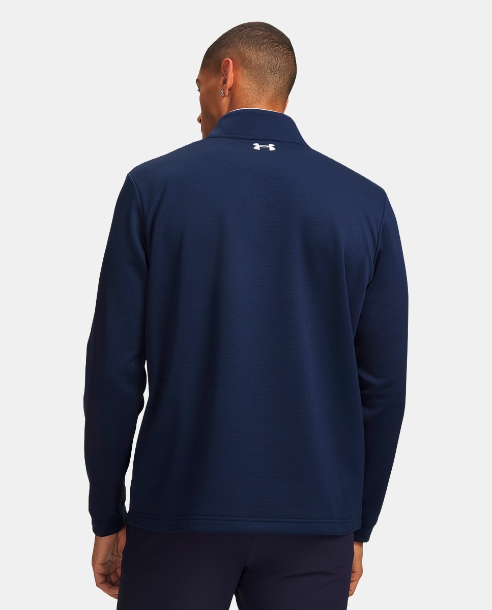 Sweatshirt de Homem Ua Matchplay 1/4 Zip Azul-marinho-2
