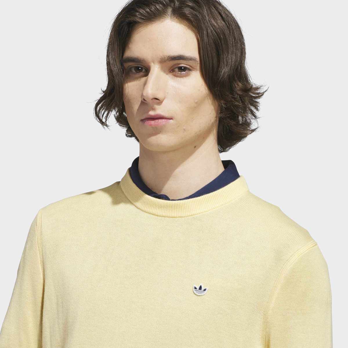 Sweatshirt de Homem Originals de Caxemira Laranja-3